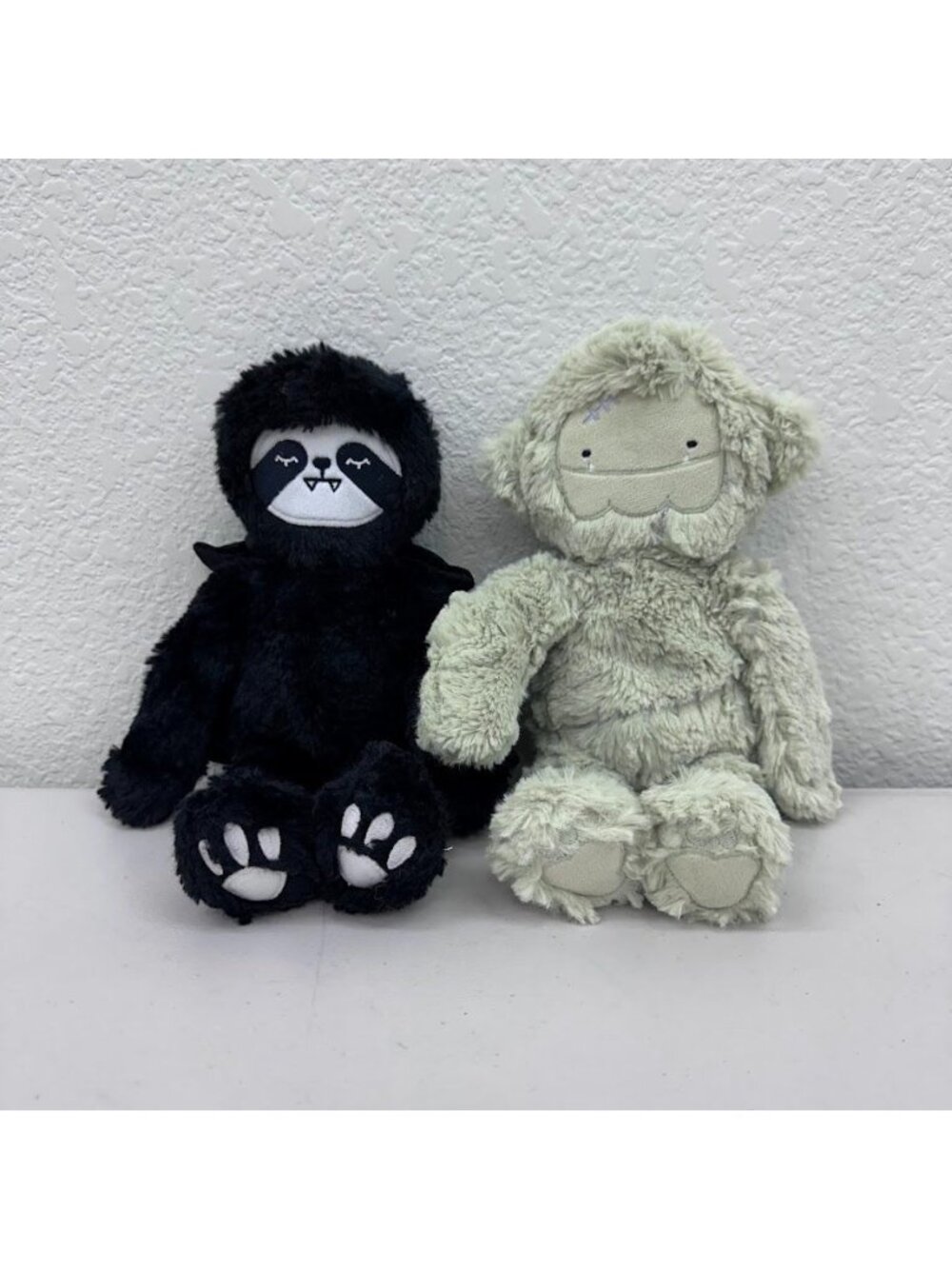 Slumberkins Vlad & Frank Kin Sloth Vampire Frankenstein Halloween Plush Retired